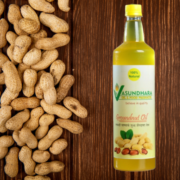 Groundnut Oil | Wood Pressed | Natural | Chemical-Free Edible Oil for Cooking